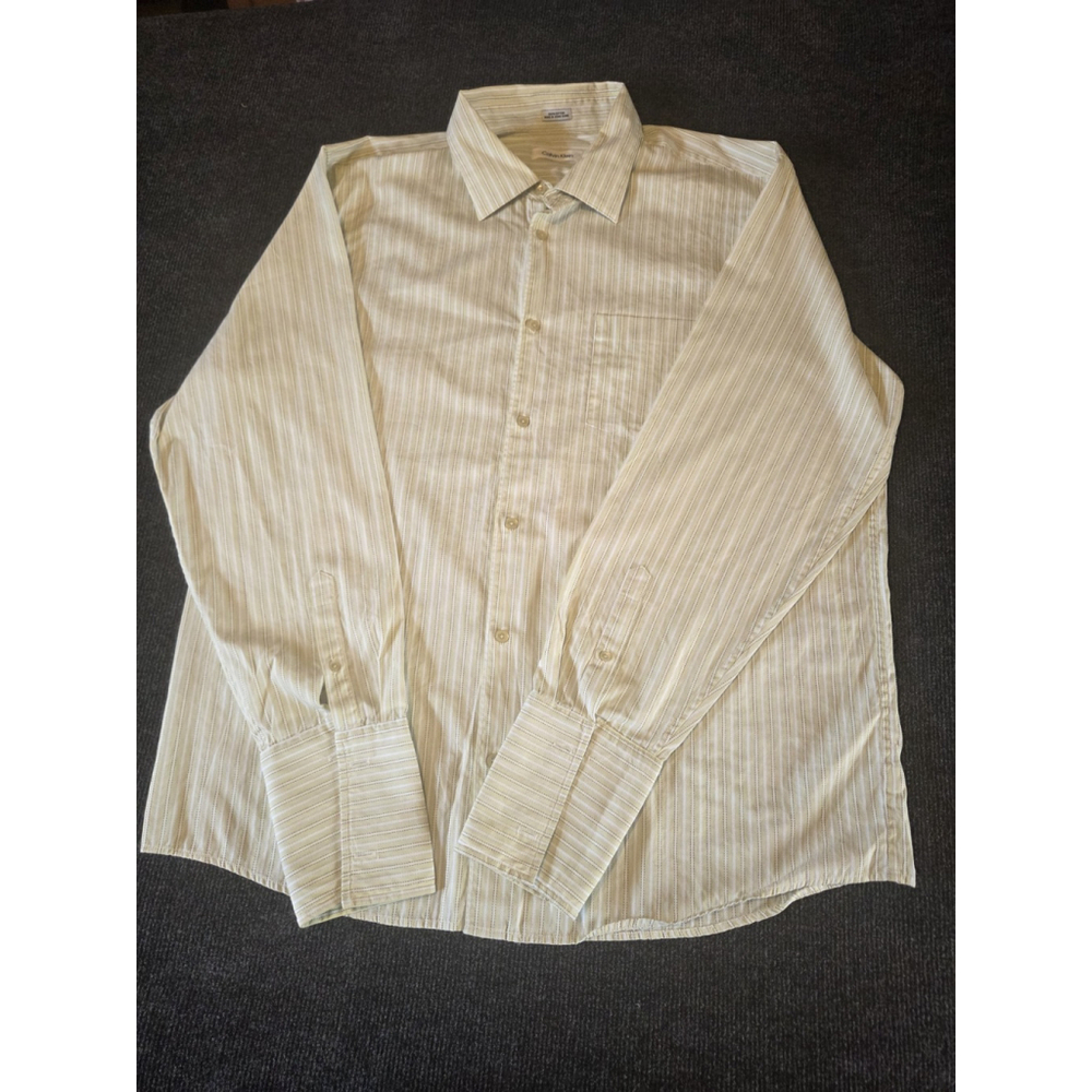 Calvin Klein Button Down Shirt XL French Cuff
